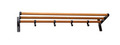 Habo Elegant hattehylde sort/eg 60 x 18,5 x 27 cm